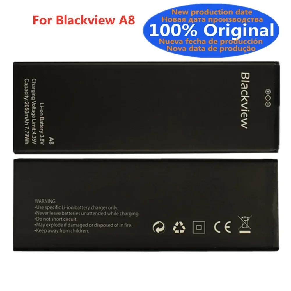 New 100% Original Battery For Blackview A8 403499P Mobile Phone Replacement Battery Bateria Rechargeable Batteries