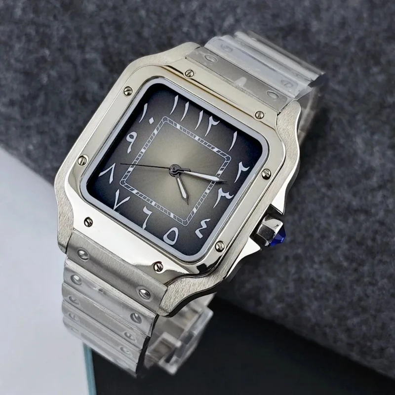 ساعة رجالية من أفضل العلامات التجارية الفاخرة NH35 ساعات آلية أوتوماتيكية زجاج الياقوت ساعة رجالية مضيئة