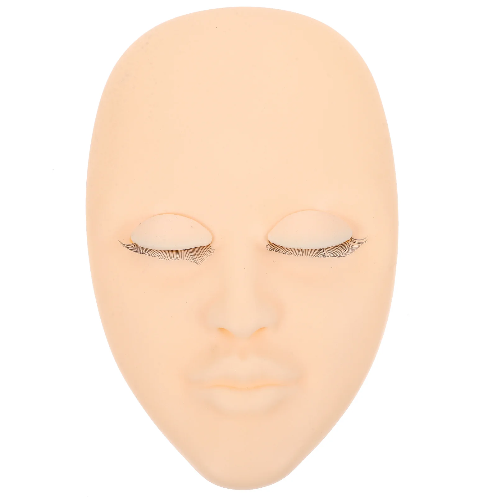 

Eyelash Extension Mannequin Head Smooth Texture Lash Mannequin Makeup Practice Head Training Practice Makeup Face Lash Training