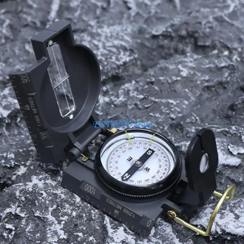 G6DE Antique Look Compasses Durability Zincs Alloys Compasses Camping Compasses for Nighttimes Navigation