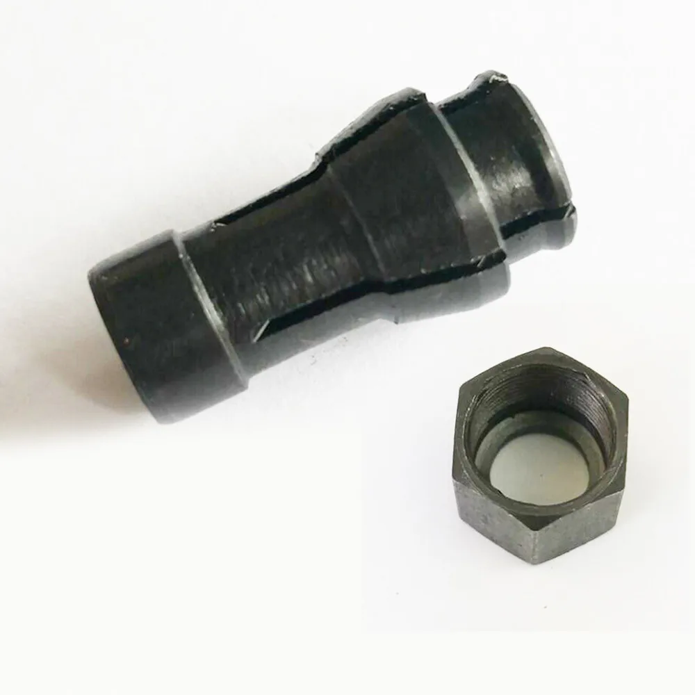 High Quality Practical Useful Chuck Gray Nut Parts Power Replacement Silver 25.3* 10.8mm 6mm Accessories Chuck