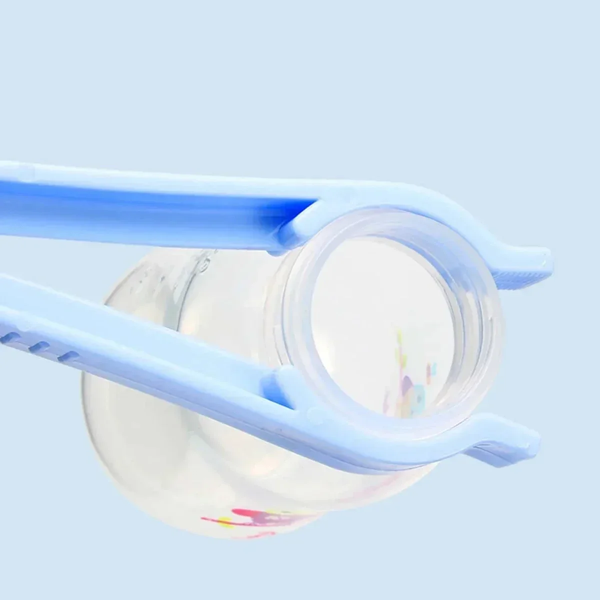 

1PC-Non-Slip Clip, Multi-functional Bottle Clip Extended Handle Baby Bottle Clamp, Avoid Burns with Steaming Water Protection