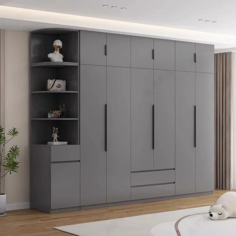 

Nordic Dressers Wardrobes Drawer Organizer Clothing Rack Hanging Wardrobes Roperos Para Habitacion De Melamina Home Furniture