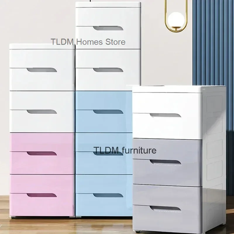 

Drawer-type Plastic Bathroom Cabinets for Home Modern Multi-layer Cabinet Furniture Simple Storage Household for Balcony