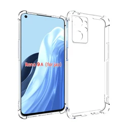 Transparent Soft TPU Case for OPPO Reno9 A (Reno 9 A, CPH2523) 6.4 Inch Accurate hole position Aia cushion Non-slip Cover