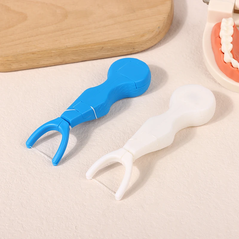 1 Pcs Dental Floss Holder Aid Oral Picks Rack Teeth Care Interdental Cleaning Breath Fresh Tool