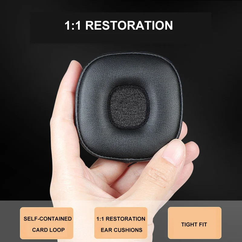 Portable Ear Pads Mats Compatible for Marshall Major 4 Headphone Ear Pads Cushion Repair Pads Easy to Install Bluetooth