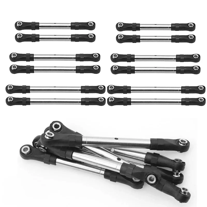 

Stainless Steel Turnbuckles Pull Rod Link Rod Steering Rod Set For Trxs Slash 2WD 1/10 RC Car Upgrade Parts Accessories