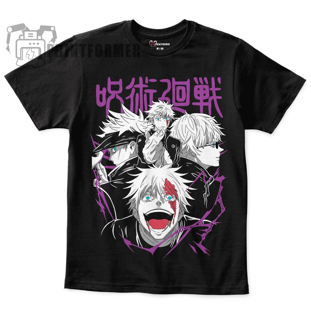 

Unisex T-shirt Satoru Gojo Line-art 2 / Gojo Satoru Line Art