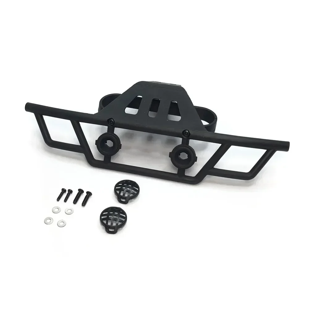 Wltoys-Pièces de mise à niveau sur route, pare-chocs avant avec LED, accessoires, 144001, 144010, 124019, 124017, 124016, 124018