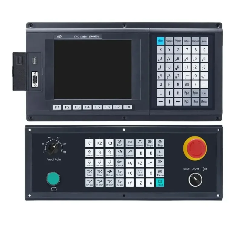 Conjunto completo de retrofit, controle de computador, controlador de 4 eixos, sistema de controle de fresagem cnc szgh para máquina plc + atc