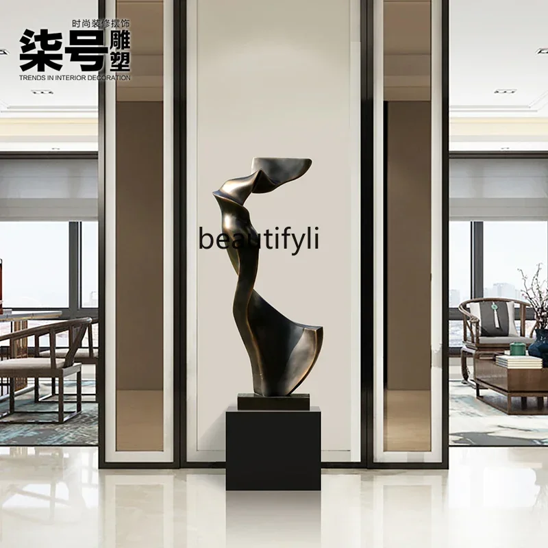 

Cy56 NEW Abstract Sculpture Ornament Sales Office Lobby Soft Decoration Villa Entrance Floor Art Crafts
