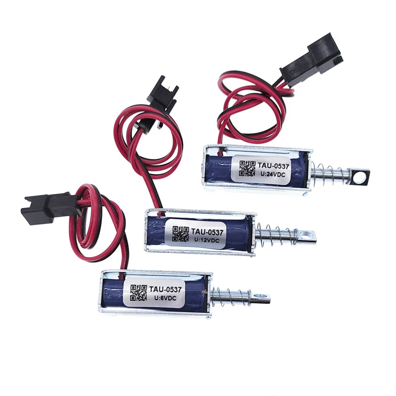 TAU-0537 Zamek elektromagnetyczny DC 6V/12V/24V Zamek magnetyczny Zamek elektryczny 1,5A/2A/1A Zamek liniowy elektromagnetyczny