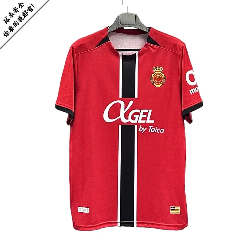 Camiseta deportiva para hombre y niño, Jersey nuevo, 25-26, Mallorca Home and Away, versión de seguidor de dos juegos, uniforme de fútbol