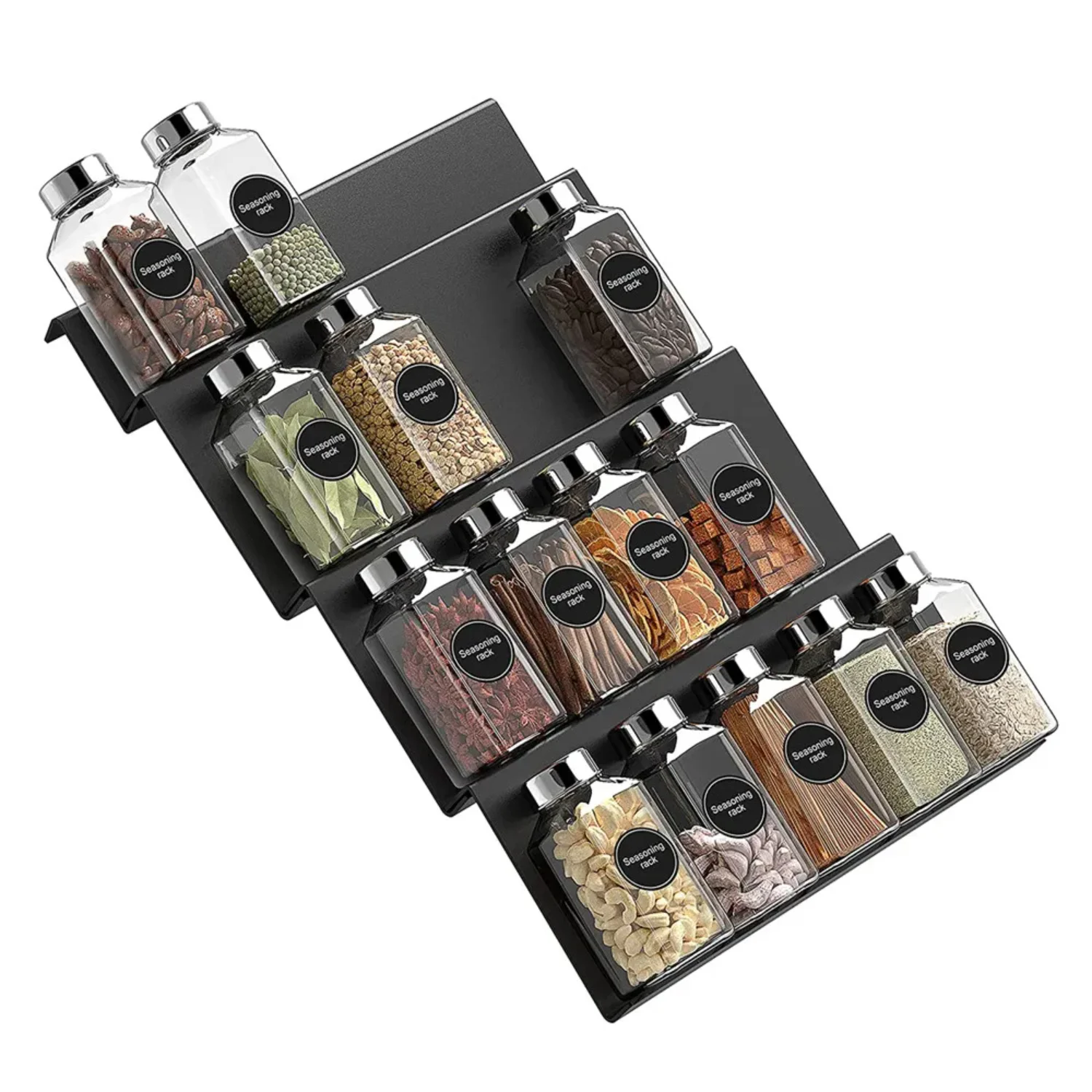 4-Tier Expandable Acrylic Spice Rack Organizer: A Pantry Game-Changer thumbnail