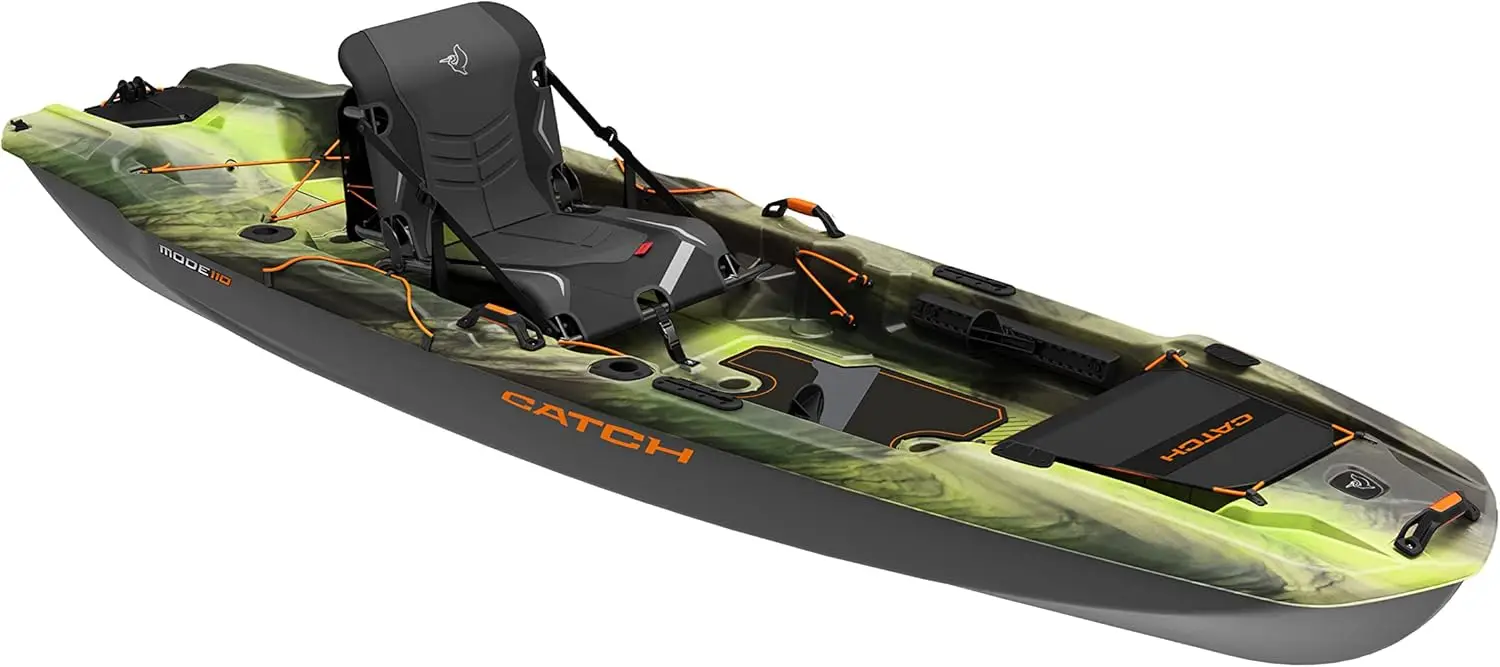 

Catch Mode 110 Premium Angler Kayak - Fishing Kayak with Lawnchair - 10.5 ft