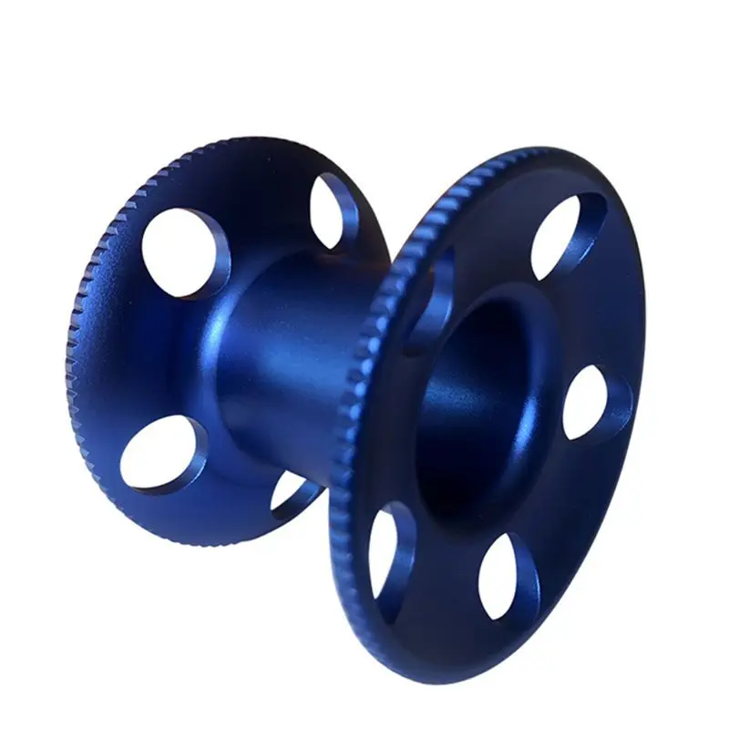 E9LB 경량 알루미늄 합금 스쿠버 다이빙 핑거 스풀 다이빙 릴 스노클링 가이드 라인 스풀 홀더 수상 스포츠 액세서리