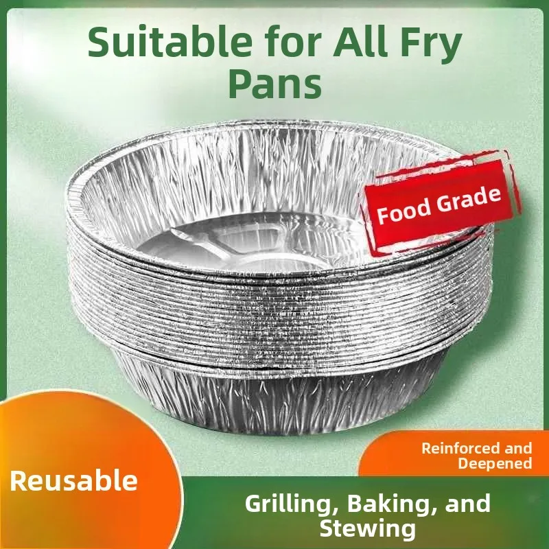 

Food ade Aluminum Foil Baking Tray for Air Fryer BBQ Oven Roasting Di Household Kitchen Cooking Utensils Oil Paper