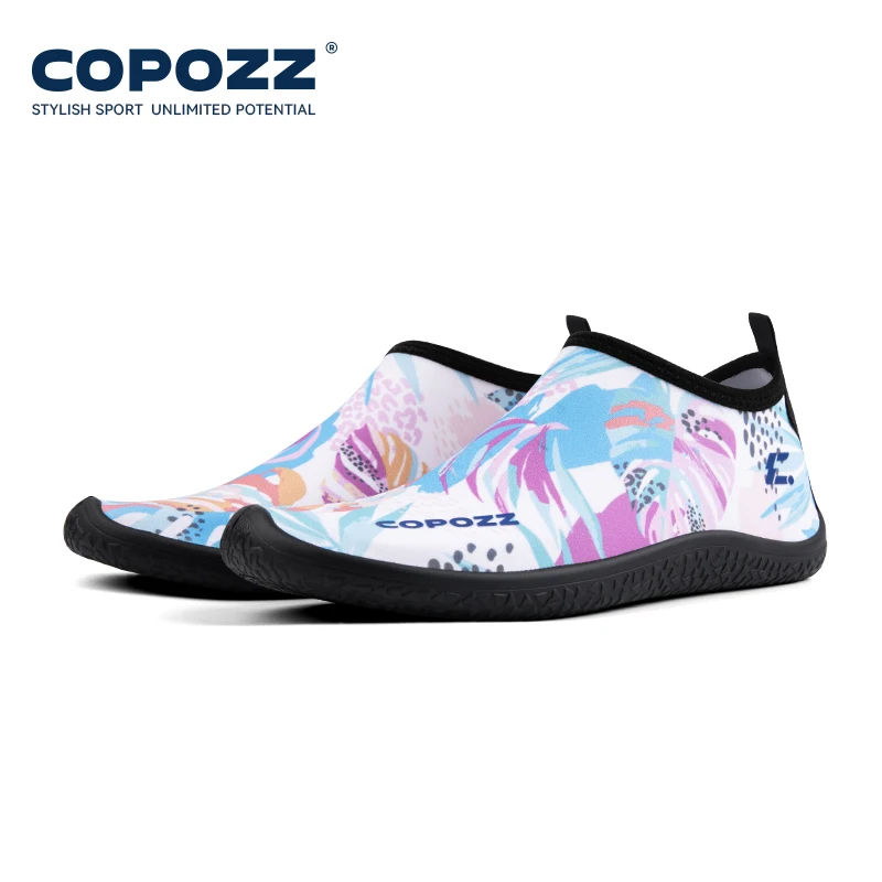 

COPOZZ Women Beach Barefoot Aqua Socks Sneakers Water Wading Shoes Gym Sports Surfing Swimming Bathing Slippers Adults Female