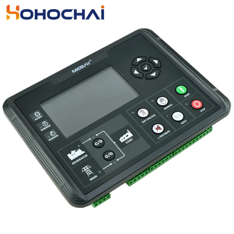 Imagem -03 - Gerador Diesel Controlador Display Lcd Painel de Controle para Parâmetros Genconjunto Monitoramento Dc60d Dc62d Dc60dr Dc62dr