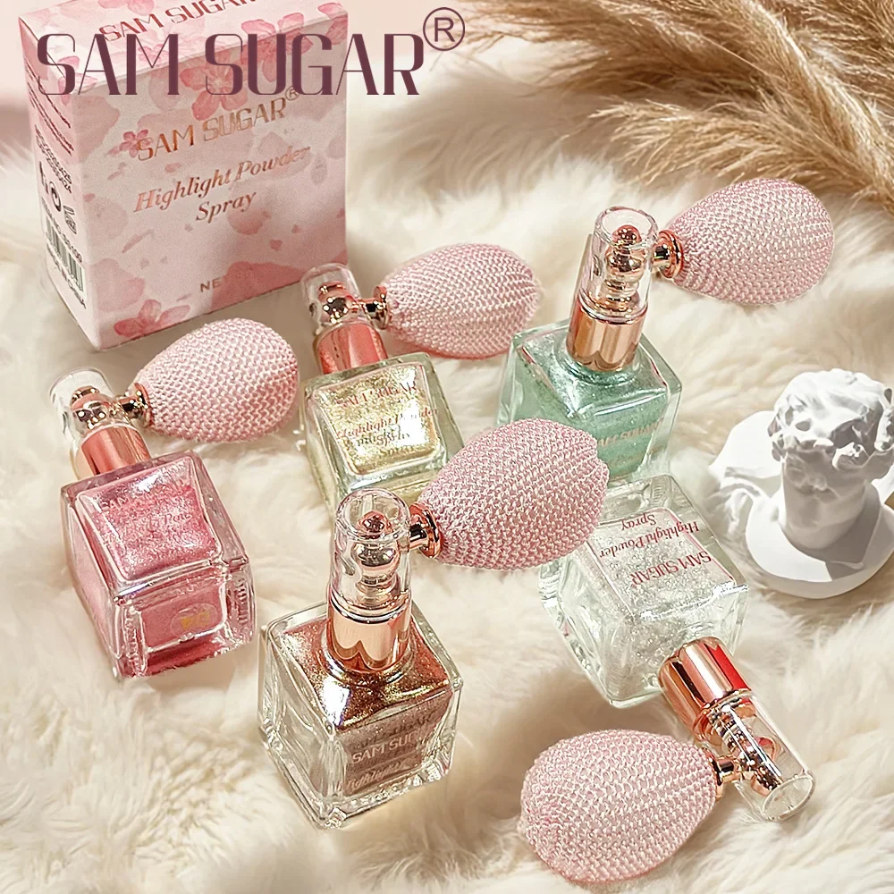ファイングリッター防水ハイライタースプレー顔ボディ明るくアイシャドウルースパウダー長期的なきらめきメイク