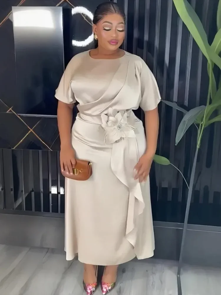 

Elegant plus Size African Dashiki Ankara Long Dress for Women Muslim Wedding Party Gown Elegant African Clothes 2025