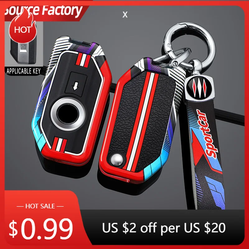 

Автомобильные наклейки из цинкового сплава, держатель для ключей для мотоцикла BMW F750GS F850GS K1600GT R1200GS LC ADV R1250GS ADV, чехол для ключа