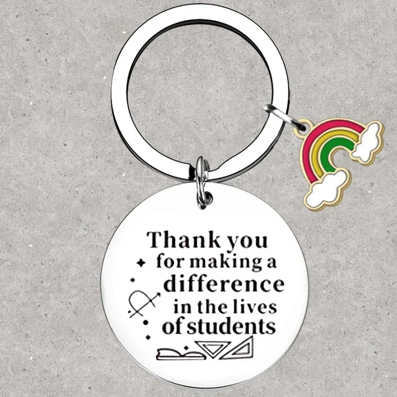 Hot Teacher Appreciation Week Keychain Teacher's Day Key Rings best teacher gifts