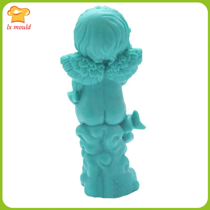 3D Angel Girl Silicone Soap Mold Silicone Chocolate Candle Mould  DIY Manual Mode-Cupid