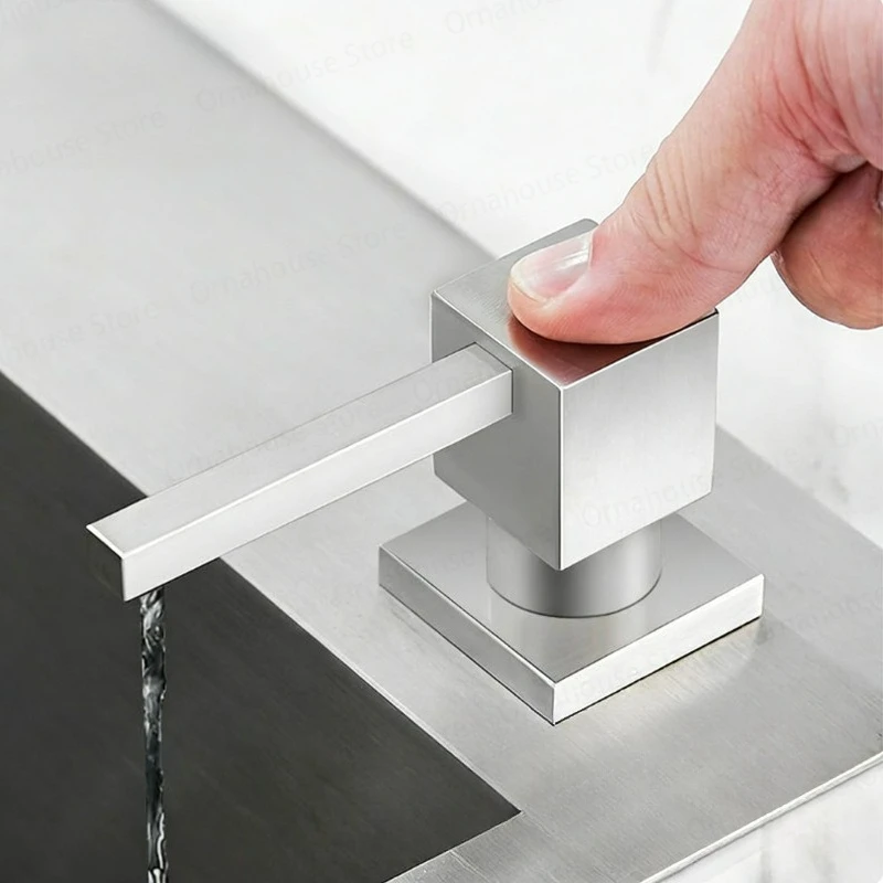 

Настольные дозаторы для мыла 360 ° Дозатор для мыла для рук, пластиковая бутылка из АБС-пластика, легко заполняется, кухонный аксессуар