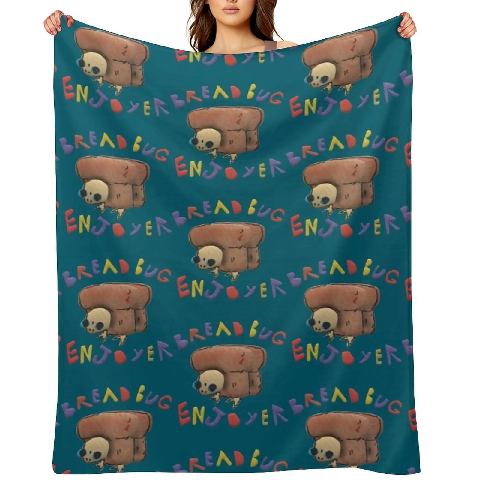 

Pikmin T-ShirtBread Gift Throw Blanket Cute blankets and throws Baby bed plaid Blankets