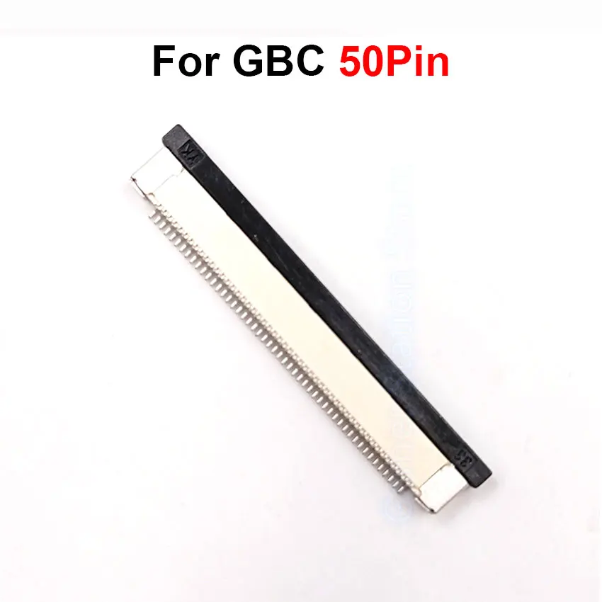 JCD-Conector de pantalla LCD para GBC GBA SP 32/34/40/50 Pines, Cable Flexible de cinta, conector FPC, 1 unidad