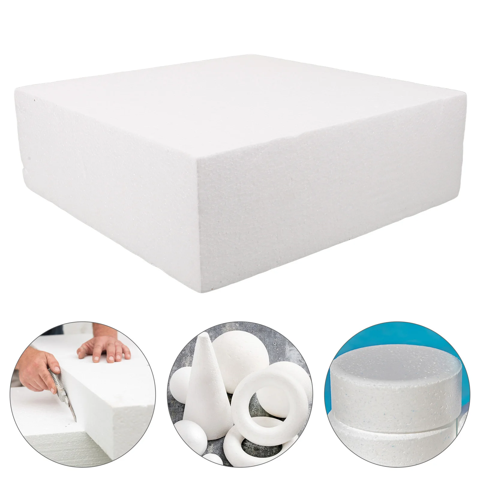 

Blank Cube 5 Inch Smooth Craft Foam For Diy Painting Decorating Wedding Party Ornament Foam Cubes For Crafts Handmade