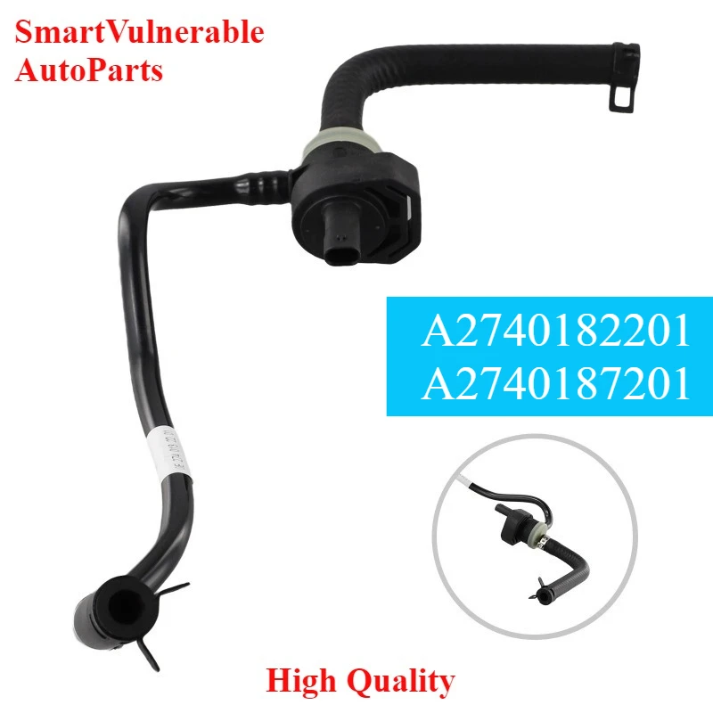 

Engine Solenoids Breathing Vent Pipe Line for Mercedes Benz C GLC-Class W205 W253 A2740182201 A2740187201 2740182201 2740187201