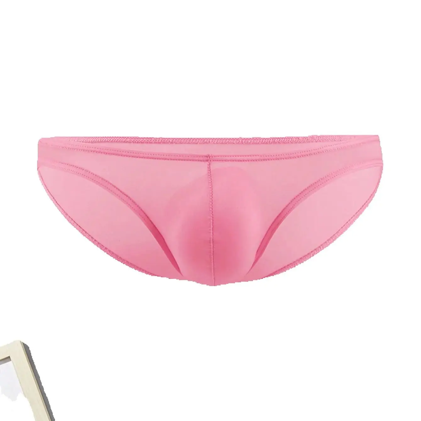 

3PCS Basic sports casual knitted fabric soft solid color low waist Men's lightweight and cool seamless ice silk brief