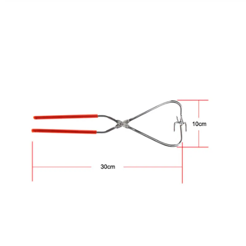 Aço inoxidável Caliper Braçadeira De Metal, Escultura De Argila Mergulhando Pinças, Olaria Forno Mão Braçadeira, Modelagem De Argila, Ferramenta De Cerâmica