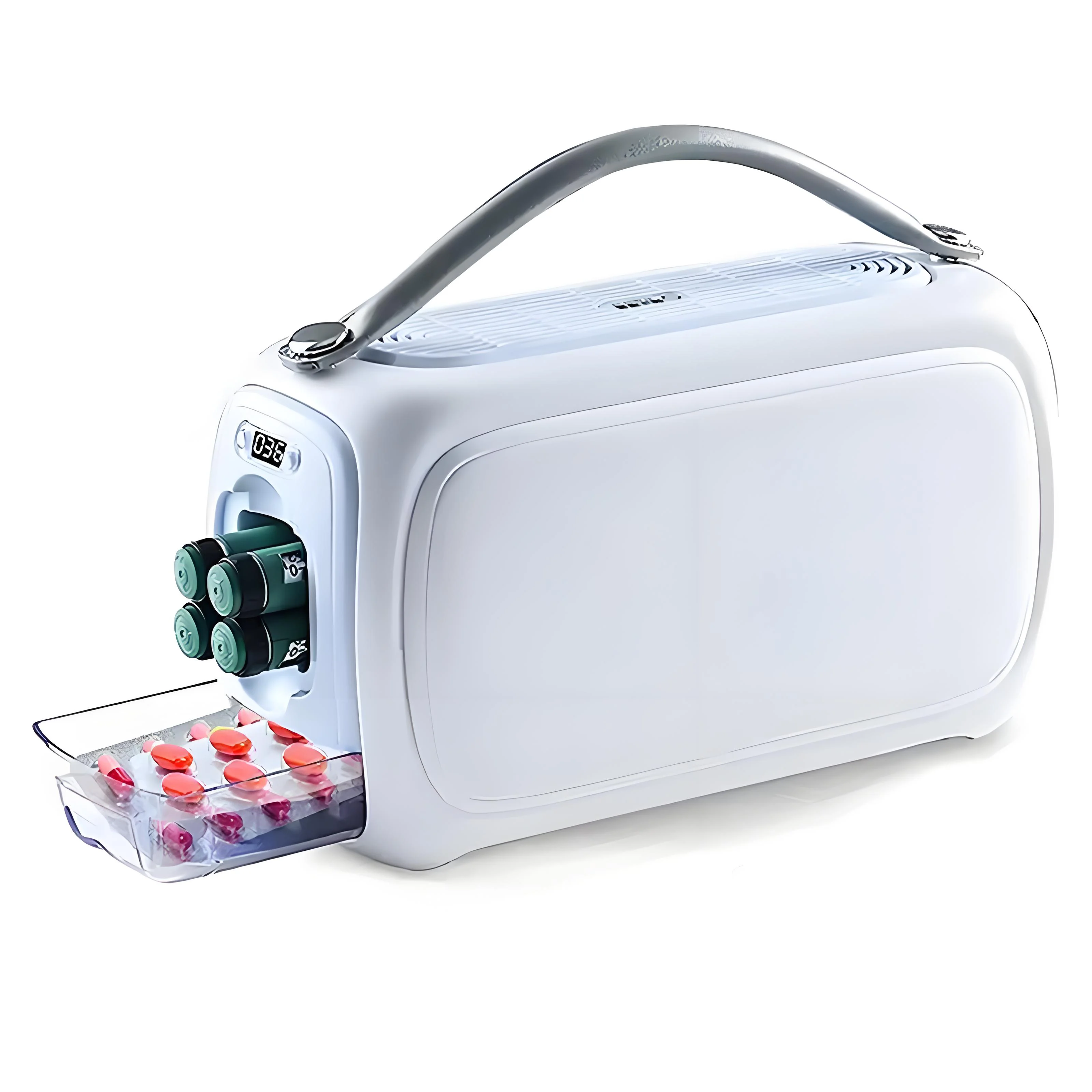 

Холодильник для инсулина, холодильник для лекарств, тип C, коробка, уличный портативный маленький дорожный чехол, перезаряжаемый чемодан-холодильник