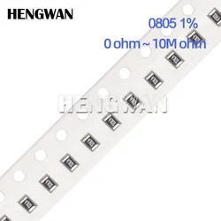 100 sztuk 1% 0805 rezystor SMD 0R - 10M 1/8W 0.1 0.22 10 47 100 150 220 470 ohm 1K 2.2K 4.7K 10K 100K 10R 100R 150R 220R 330R 1M