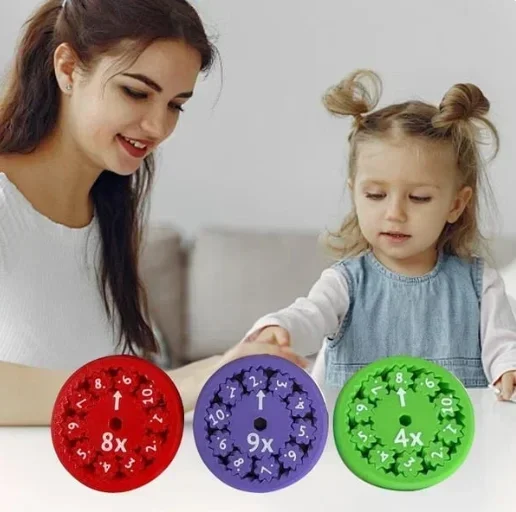 Math Fidget Spinners Educational Spinning Toys Learning Arithmetic Arithmetic Tools Addition Subtraction Multiplication Division