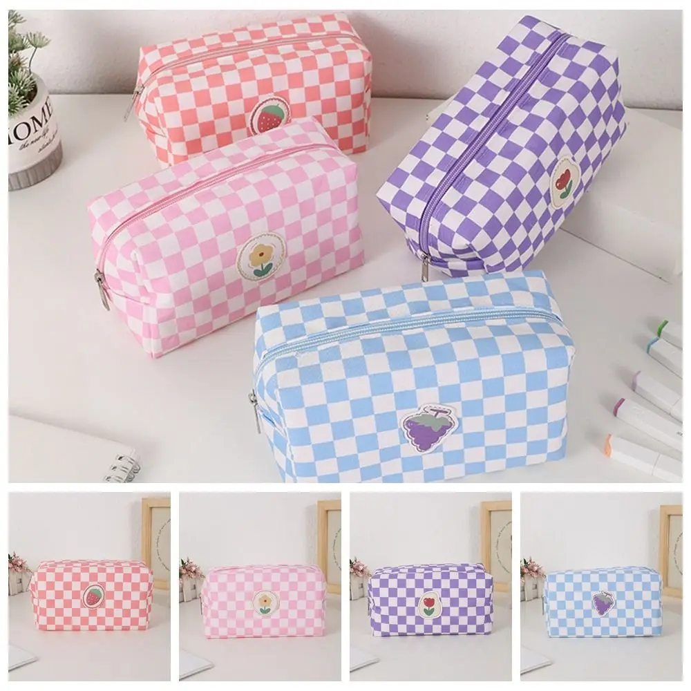 Simple Portable Makeup Bag Wear-resistant Durable Toiletry Bag High Appearance Level Large Capacity Cosmetics Storage Bag Women