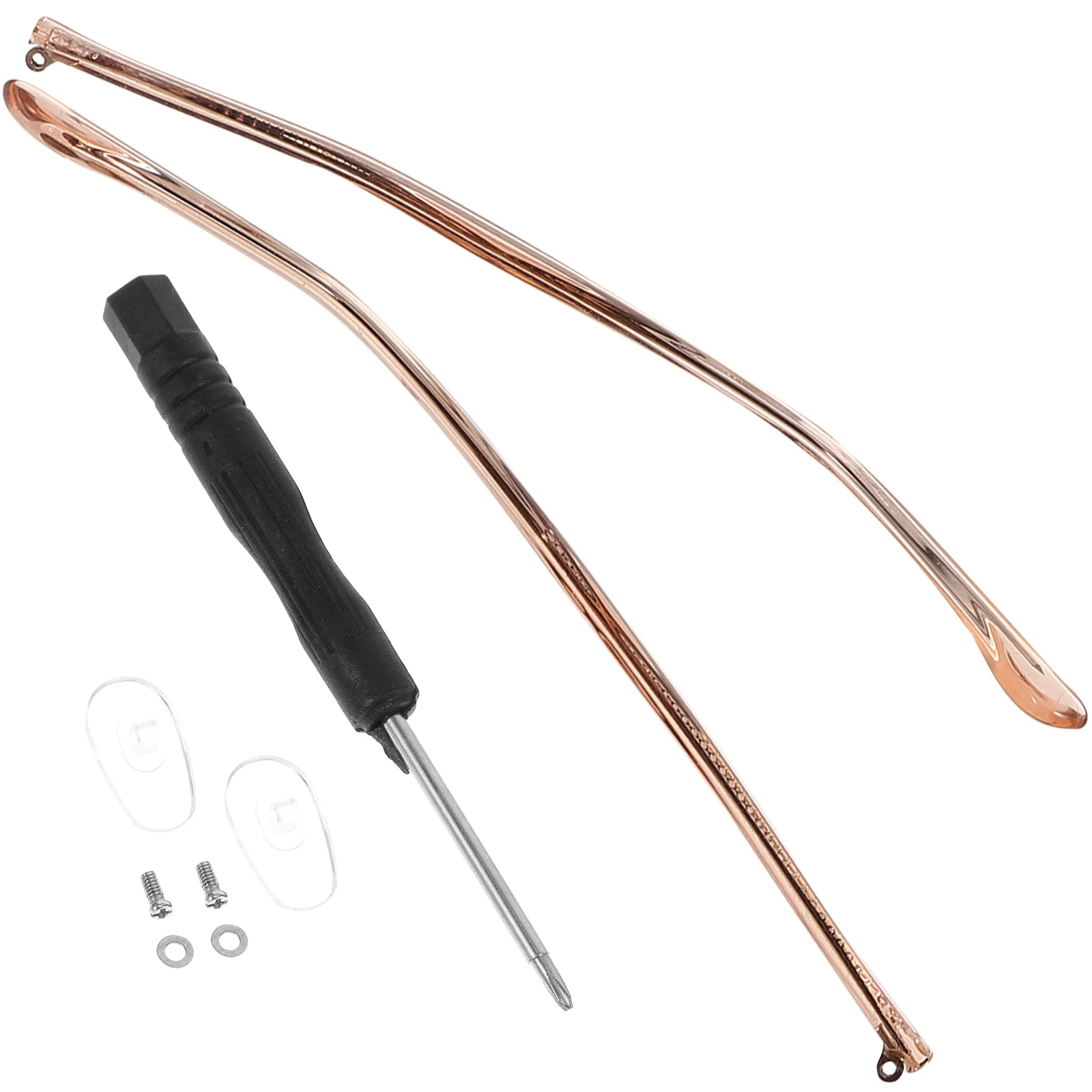 

1 Pair Crystal Metal Glasses Accessories Replacement Arms Stable Durable Repair Kit Comfortable Fit Universal for Sunglasses