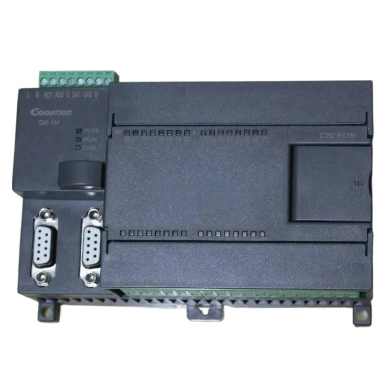 وحدة تحكم FX1N FX2N 32MR 32MT 2AD 2DA مع حافظة، تناظرية 4 نبض RS485 Modbus RTU لـ Mitsubishi FX PLC