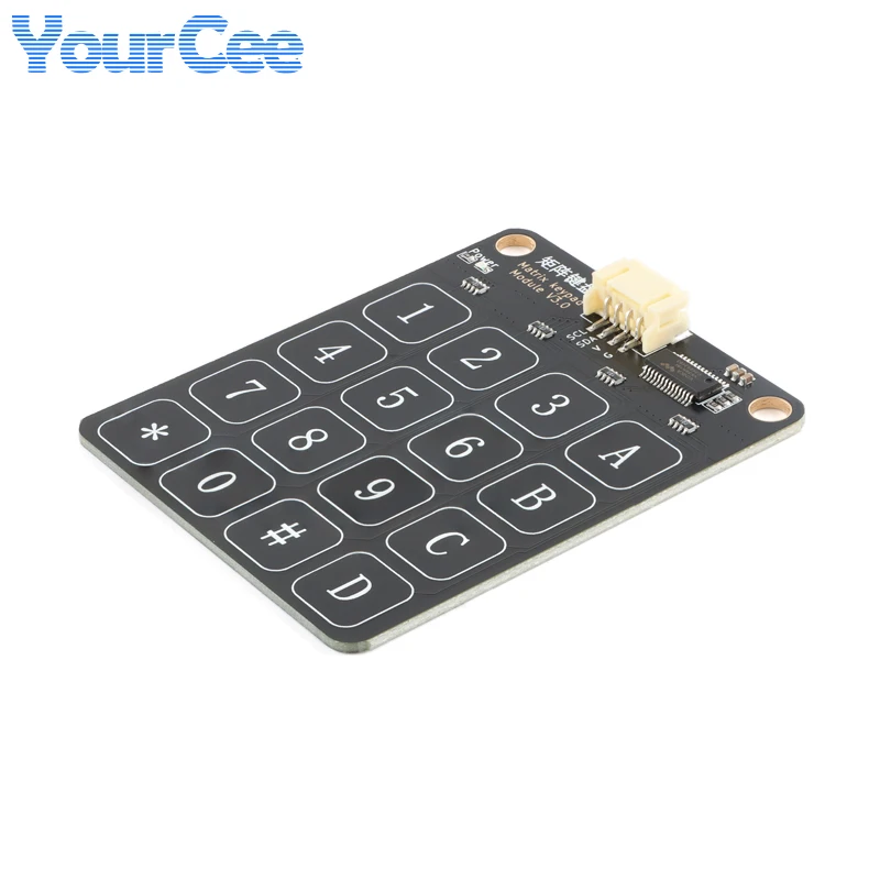 4x4 4*4 Matrix Button Keypad Switch Keyboard Array Module 16 Keys Capacitive Touch Breadboard For Arduino DIY Kit with Cable