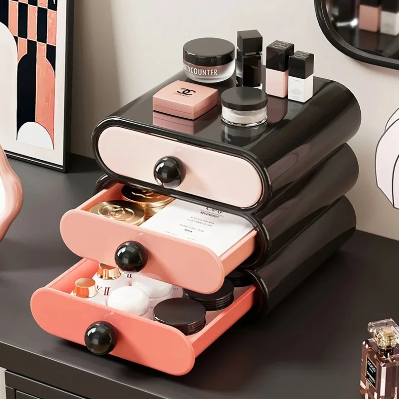 

Органайзер для косметики с 3 ярусами, органайзер для хранения в шкафу, подставка для мелочей, настольный органайзер для канцелярии