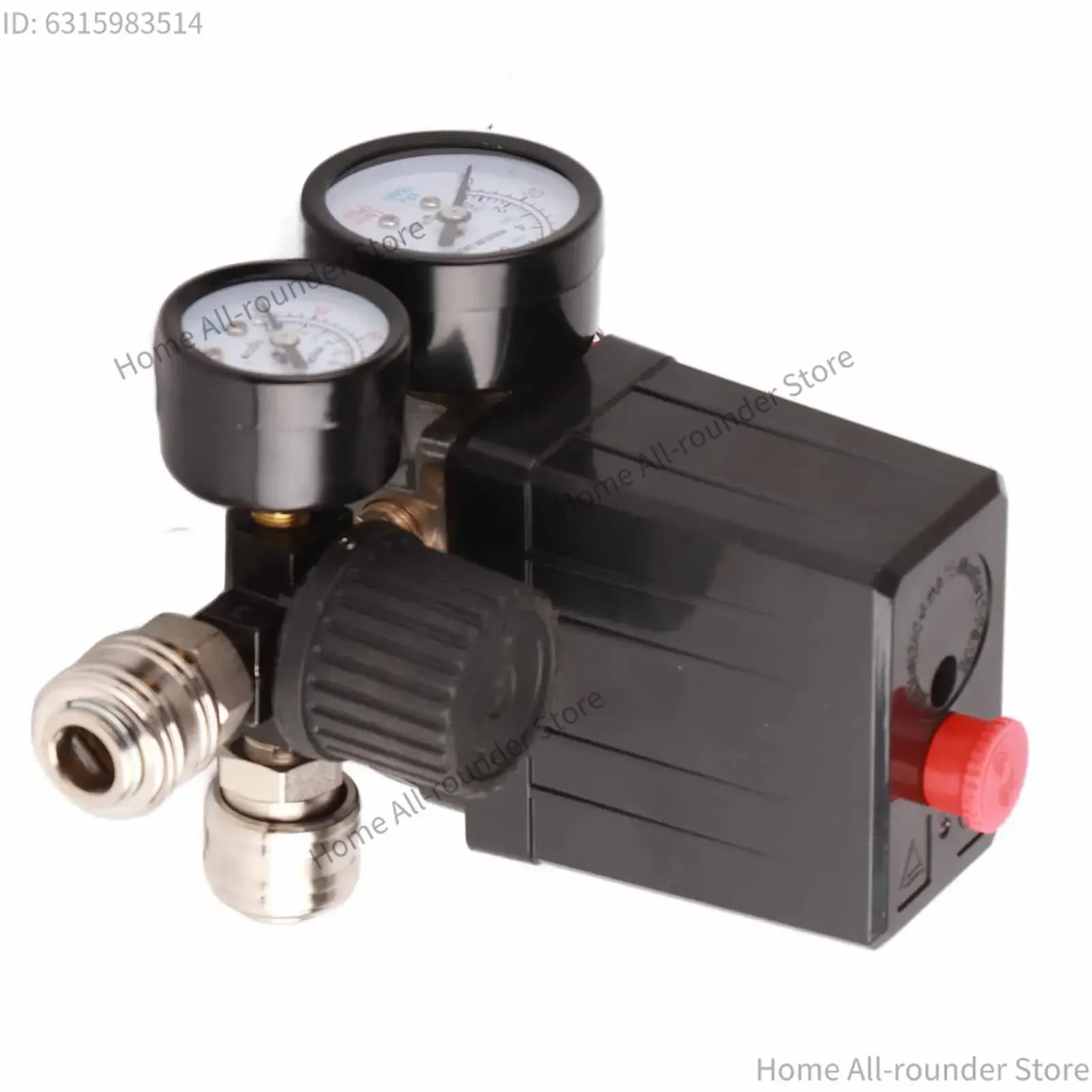 مفتاح ضغط ضاغط الهواء، وحدة تحكم في مضخة الهواء، صمام سوتشي، 1 بوصة، 4 بوصة، 4 فتحات، 90 رطل لكل بوصة مربعة، 120 رطل لكل بوصة مربعة #6