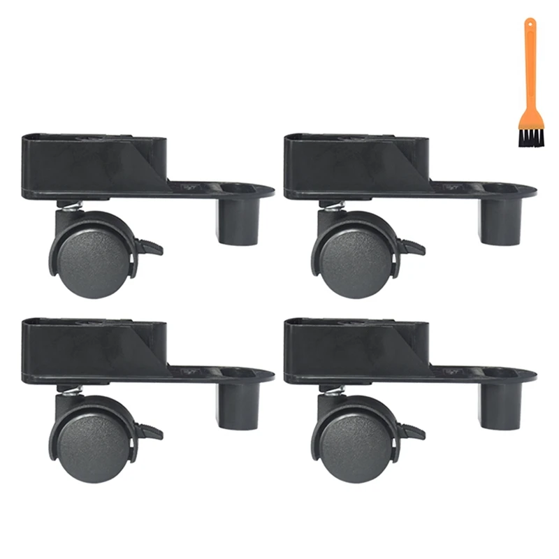 4 قطع تتكيف مع عناصر فلتر تنقية الهواء Xiaomi 1Pro، قاعدة بكرة العجلات المتحركة ذات العجلات العالمية