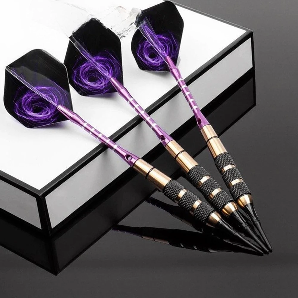 cyeelife-pure-copper-soft-tip-darts-6-pack-for-electronic-dartboards-brass-barrels-tips-aluminum-shafts-knurled