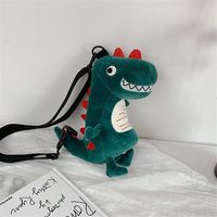 Cute Dinosaur Children Backpack Cartoon Plush Toy Bag Gift for Kids Travel Shoulder Bag For Toddler Preschool Kids