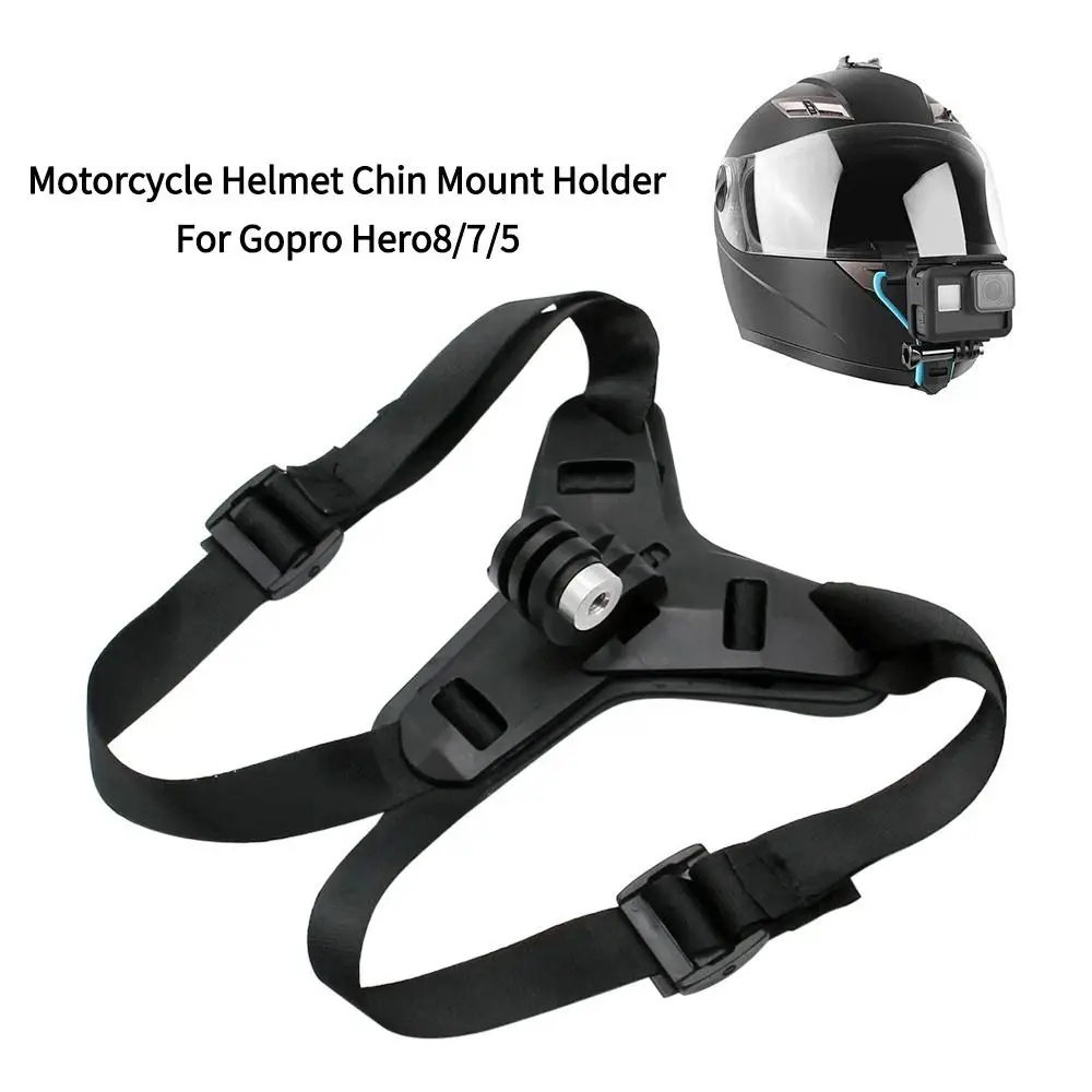 Motorcycle Helmet Chin Stand Mount Holder for GoPro Hero 5/6/7 Action Sports Camera Full Face Holder Motorcycle Camera Accessory