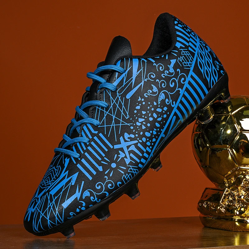 

Мужские и женские футбольные бутсы для газона, удобные нескользящие кроссовки для футзала, уличные бутсы с шипами для футбола на траве